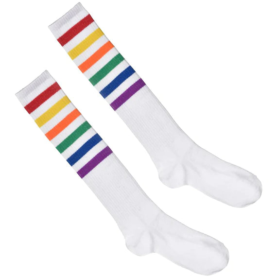 Rainbow Knee Socks