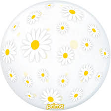 White Daisies Orbz Balloon