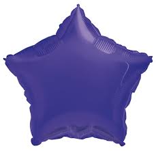 Dark Purple Star Balloon