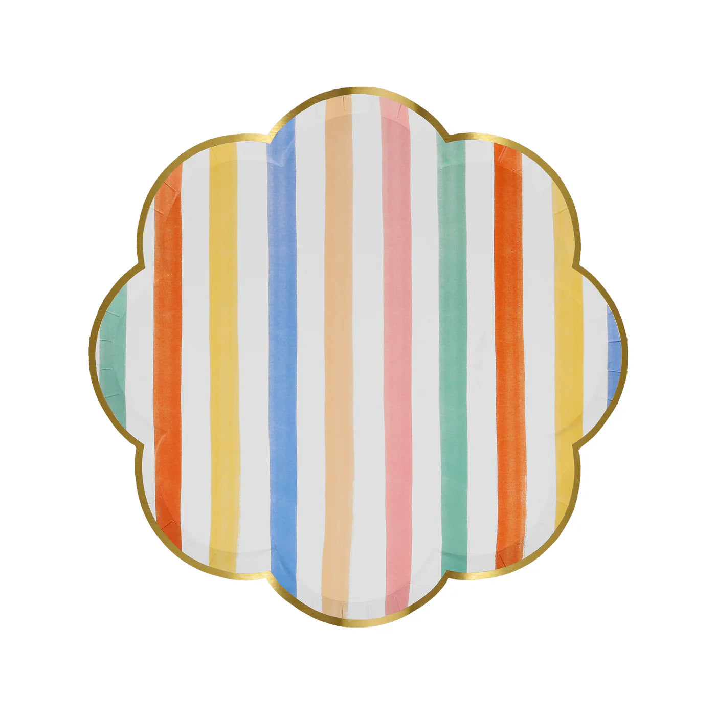 Assorted Colourful Pattern Paper Plates