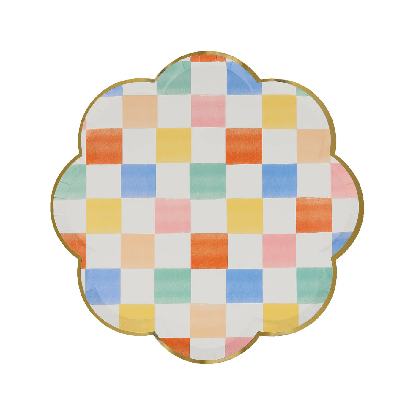Assorted Colourful Pattern Paper Plates