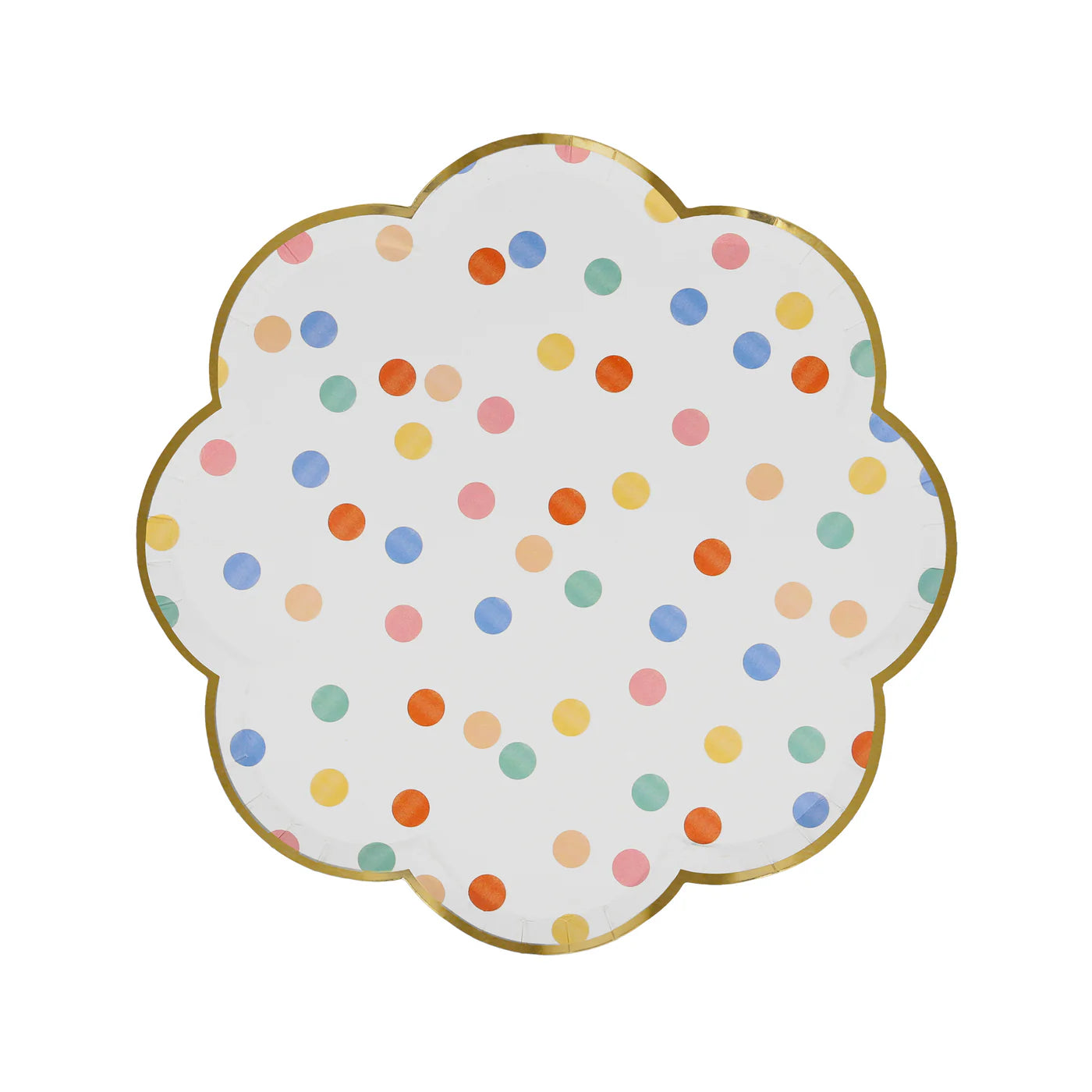 Assorted Colourful Pattern Paper Plates