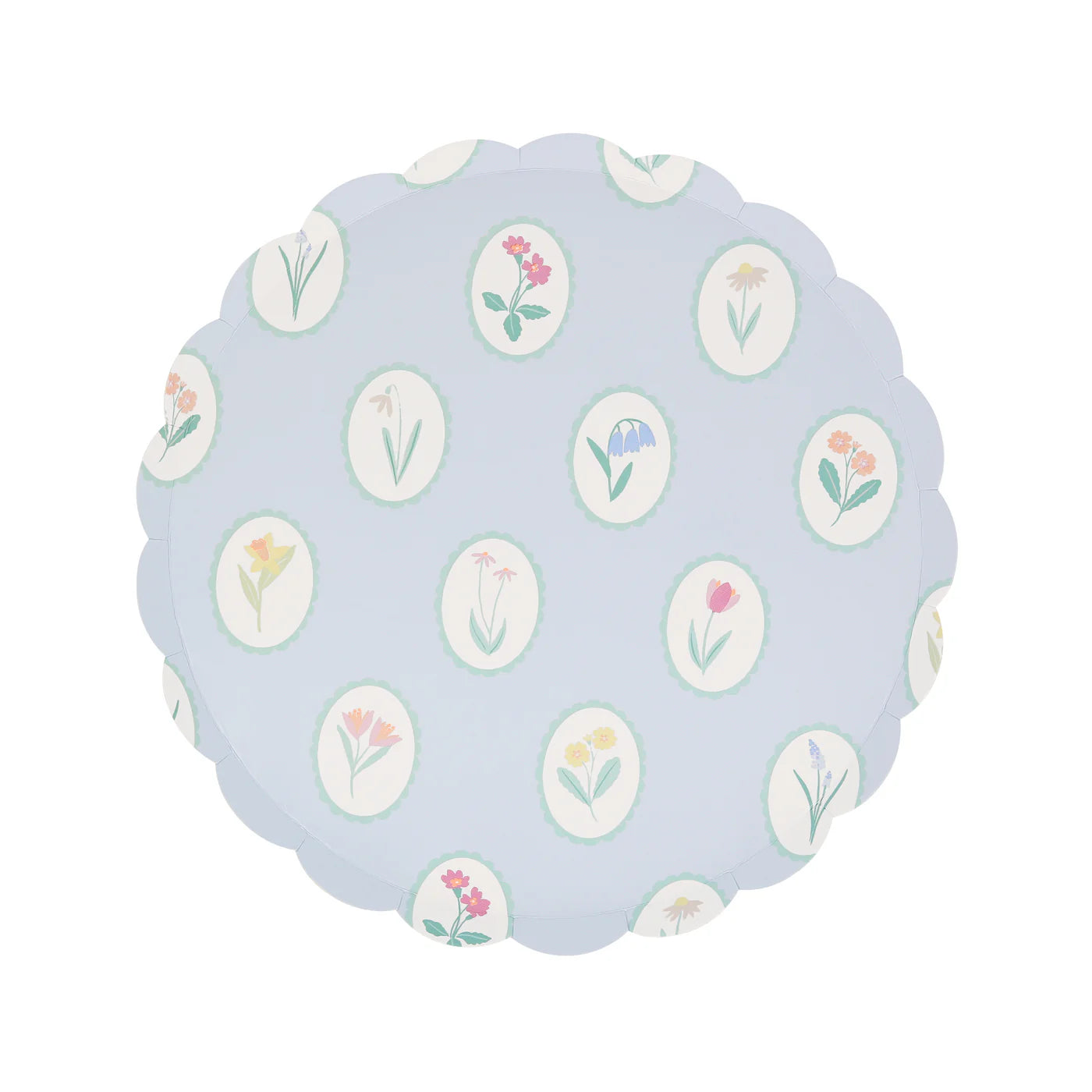 Assorted Bloomsbury Floral Dessert Plates