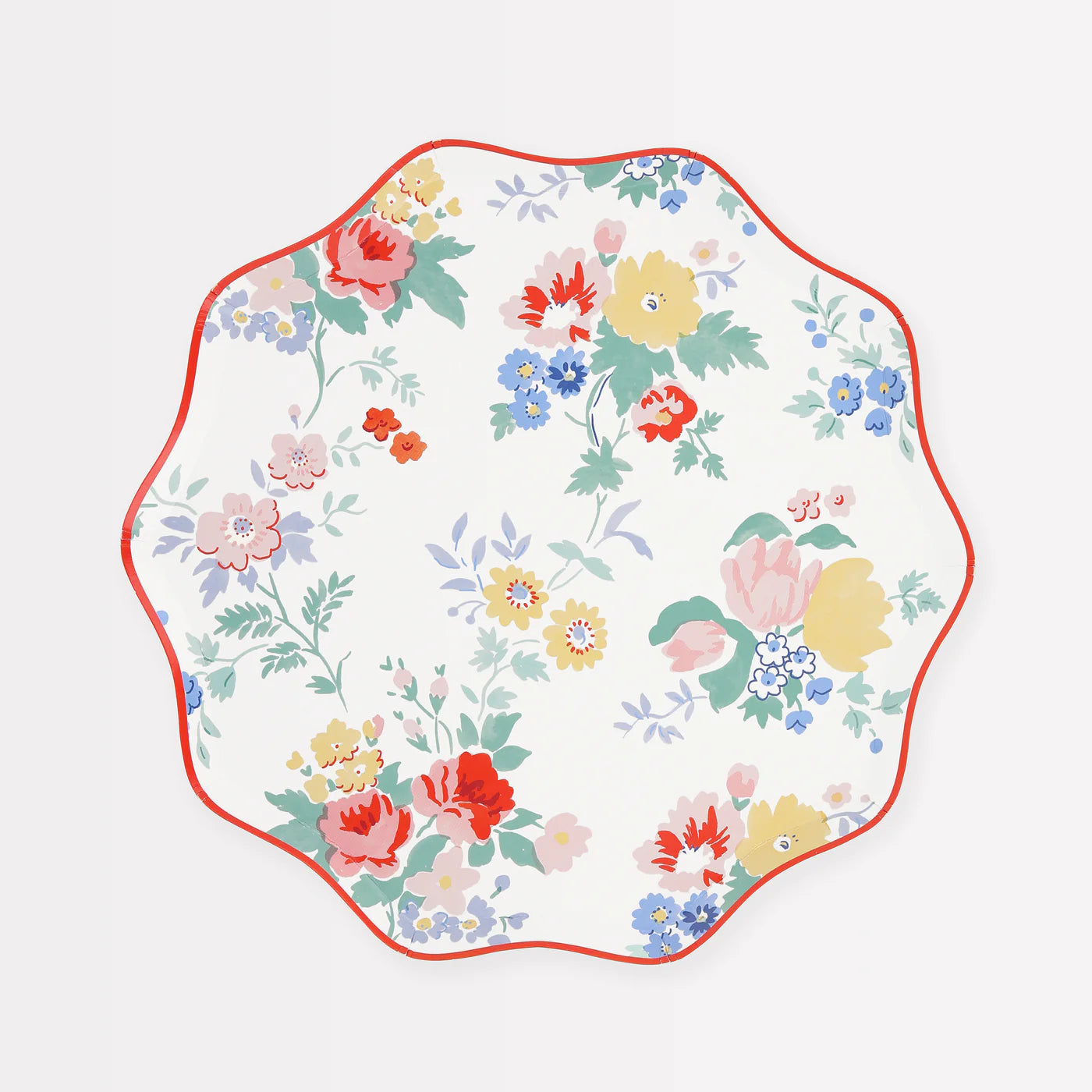 Vintage Floral Dinner Plates