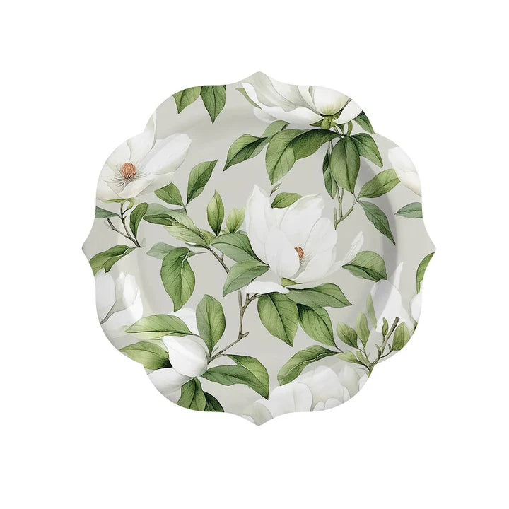 White Blossom Dessert Plates