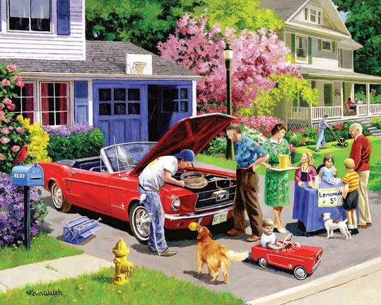 White Mountain Ready For a Drive Puzzle