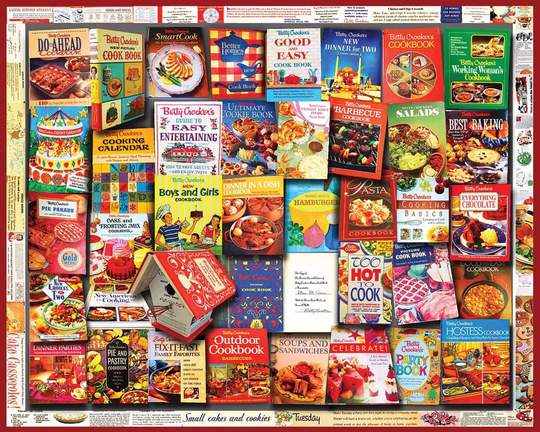 White Mountain Betty Crocker Cook Books Puzzle