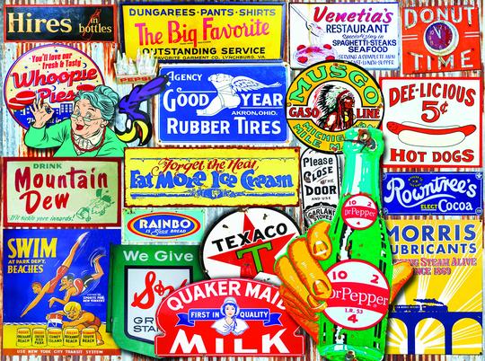 White Mountain Puzzles Classic Signs