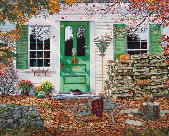 White Mountain Autumn Leaves Puzzle