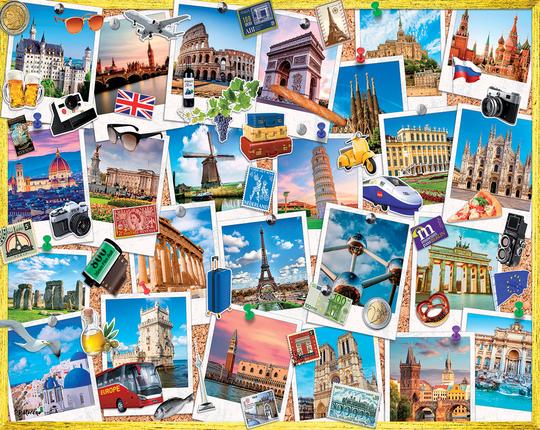 White Mountain Snap Shots of Europe Puzzle