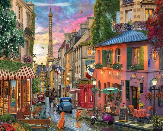White Mountain Paris Sunset Puzzle