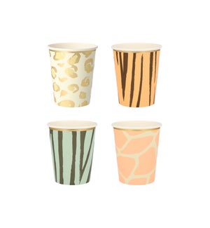Safari Animal Print Party Cups