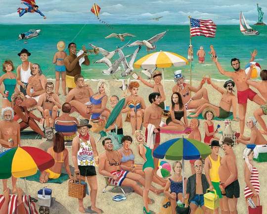 White Mountain What a Beach! Puzzle