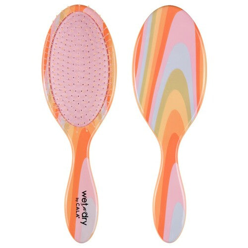 Wet-N-Dry Detangling Hair Brush Rainbow