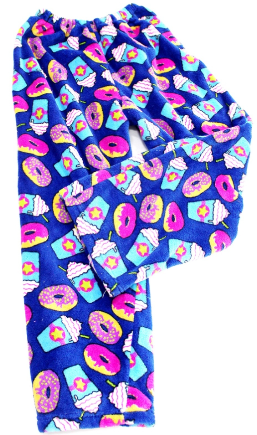 Blue Donut & Frap Fuzzies Pant