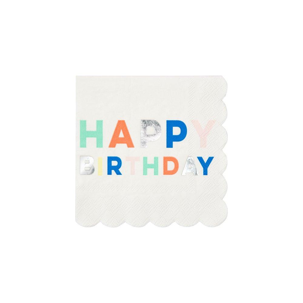 Birthday Palette Small Napkin