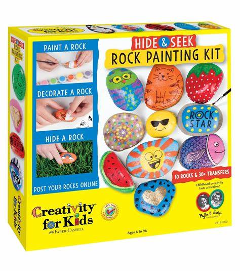 Hide and Seek Rock Painting Kit