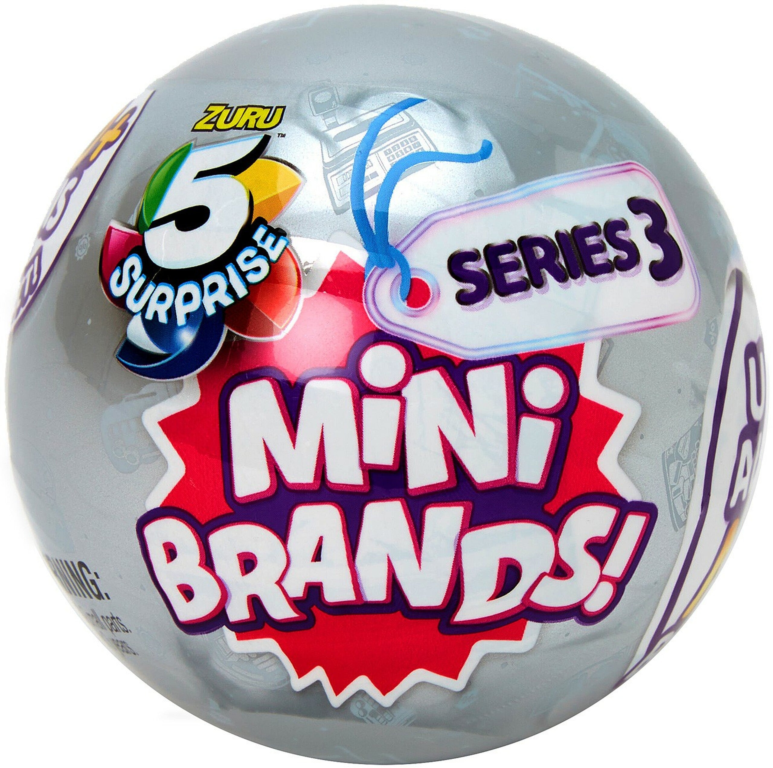 ZURU 5 Surprise Mini Brands Series 3 #099 RASCAL + FRIENDS PREMIUM DIAPERS