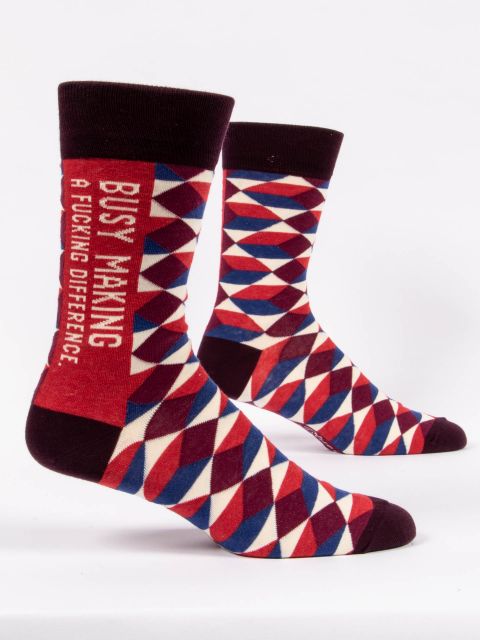 Blue Q Men's Crew Sock