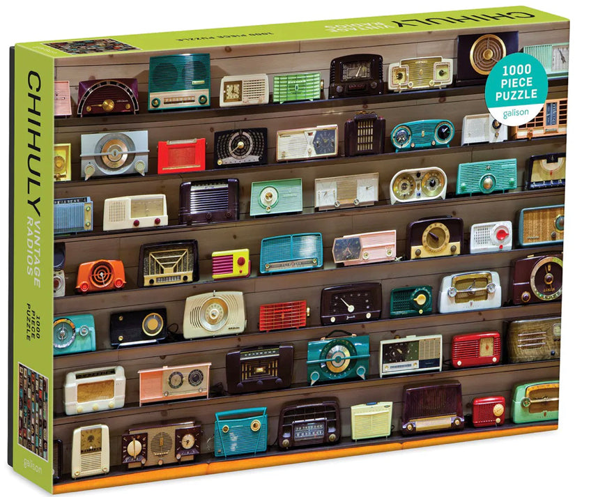 CHIHULY Vintage Radios 1000 Piece Puzzle