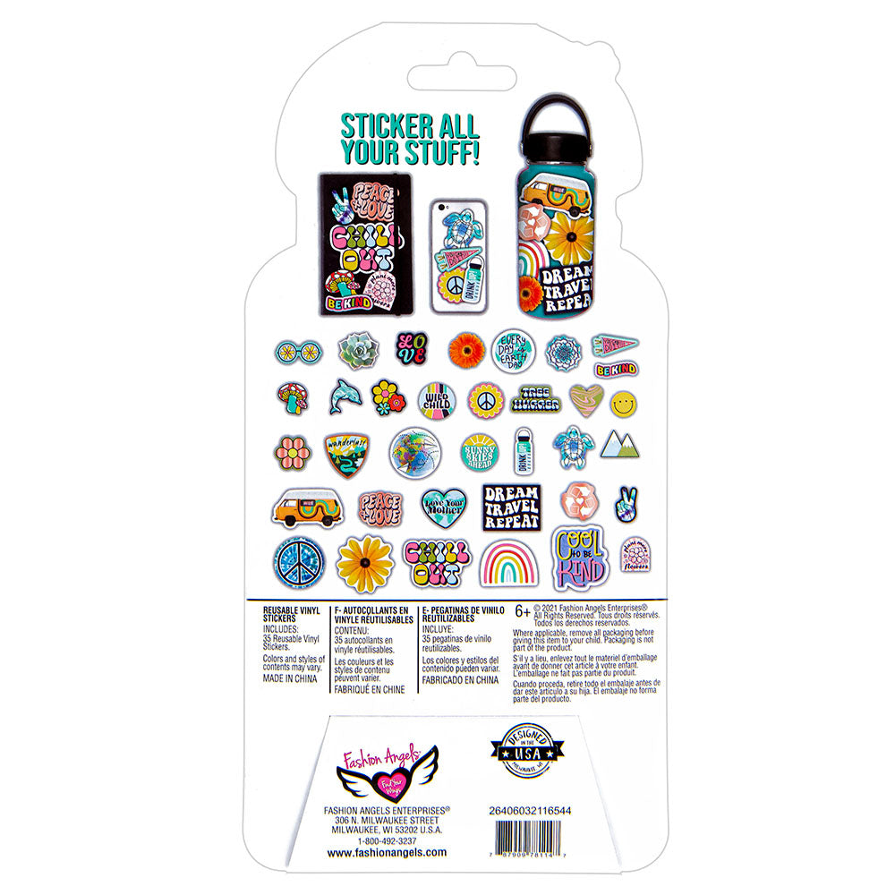 Vinyl Stickers Pack - Eco/Retro