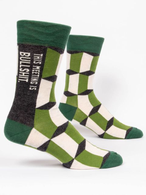Blue Q Men's Crew Sock