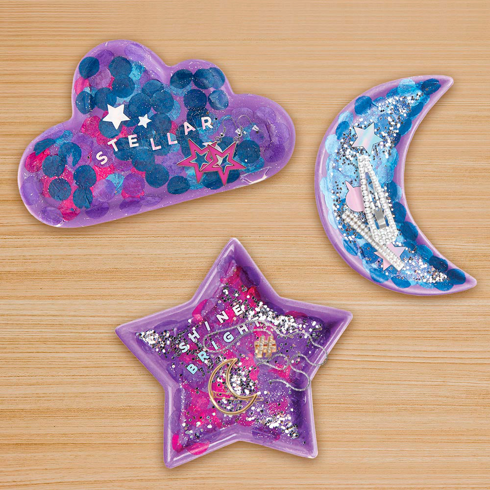 Fashion Angels Confetti Collage Trinket Trays