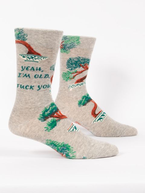 Blue Q Men's Crew Sock