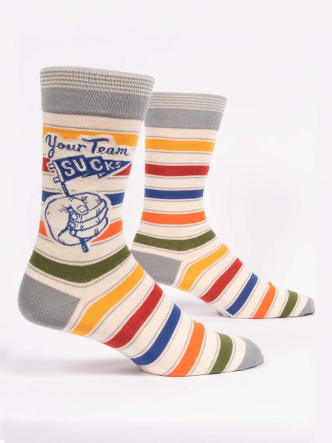 Blue Q Men's Crew Sock