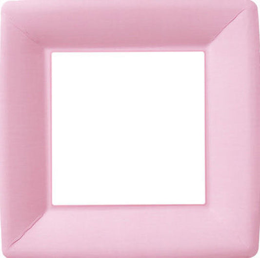 Linen Rose Square Plate