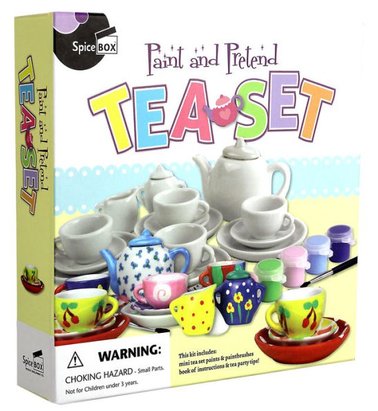 Pretend and Paint Tea Set