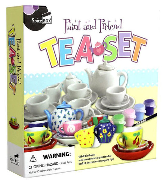 Pretend and Paint Tea Set
