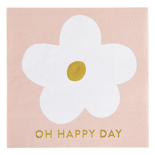 Oh Happy Day Cocktail Napkin