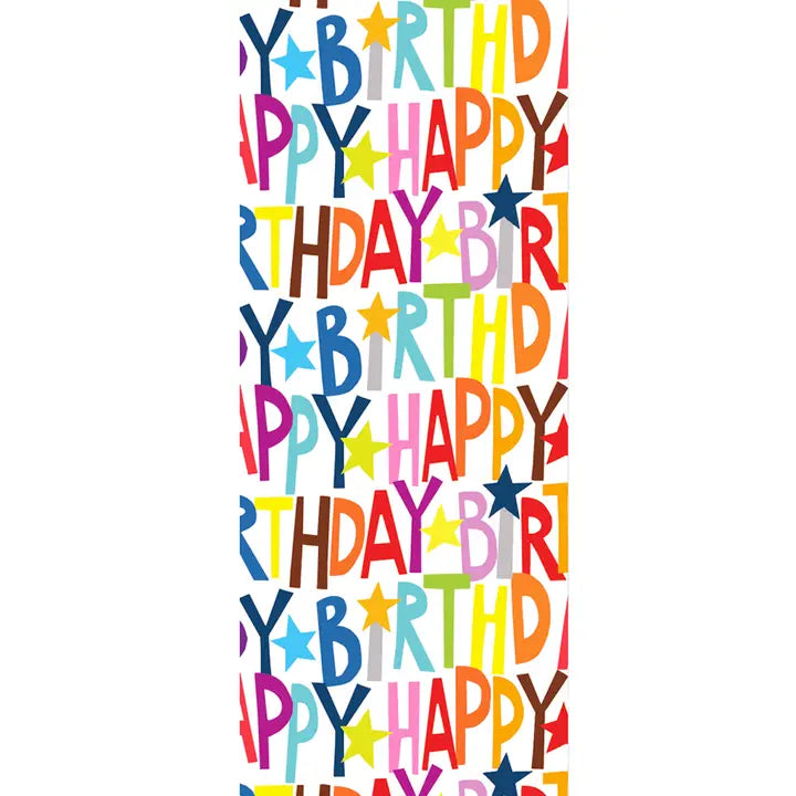Happy Birthday Multicolor Tissue