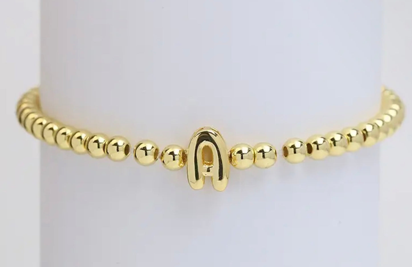 Mini Bubble Letter Bracelet