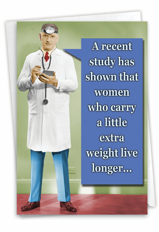 Weight birthday card