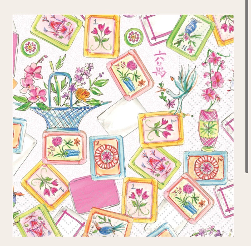 Mahjong Cocktail Napkins