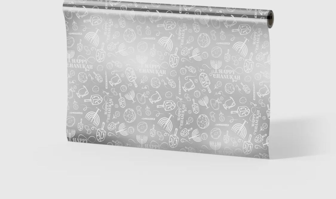 Chanukah wrapping paper