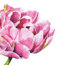 Pink Parrot Tulip Dinner Napkin