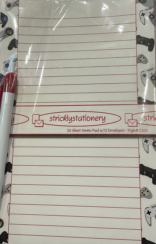 Gamer stationery