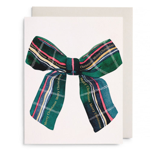 Plaid Christmas Bow