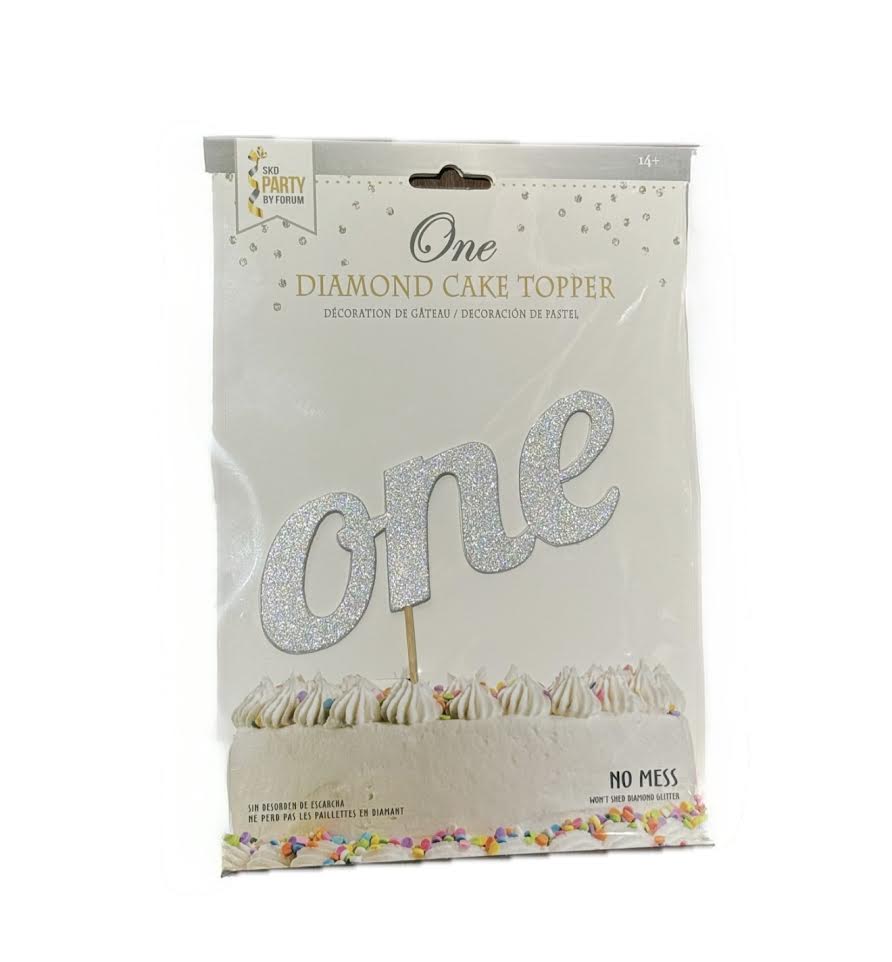 One Diamond Cake Topper