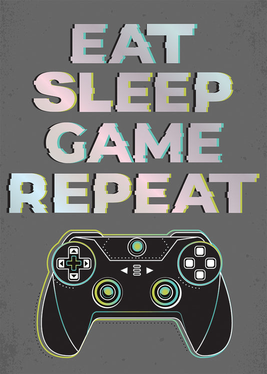 Birthday Gamer Schedule Greeting Card