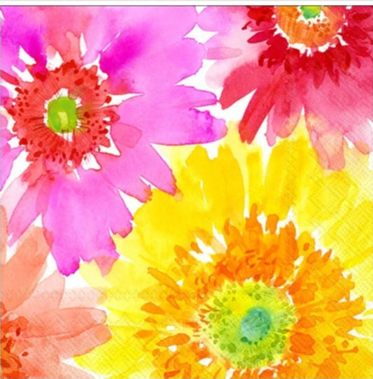 Gerberas Lunch Napkin
