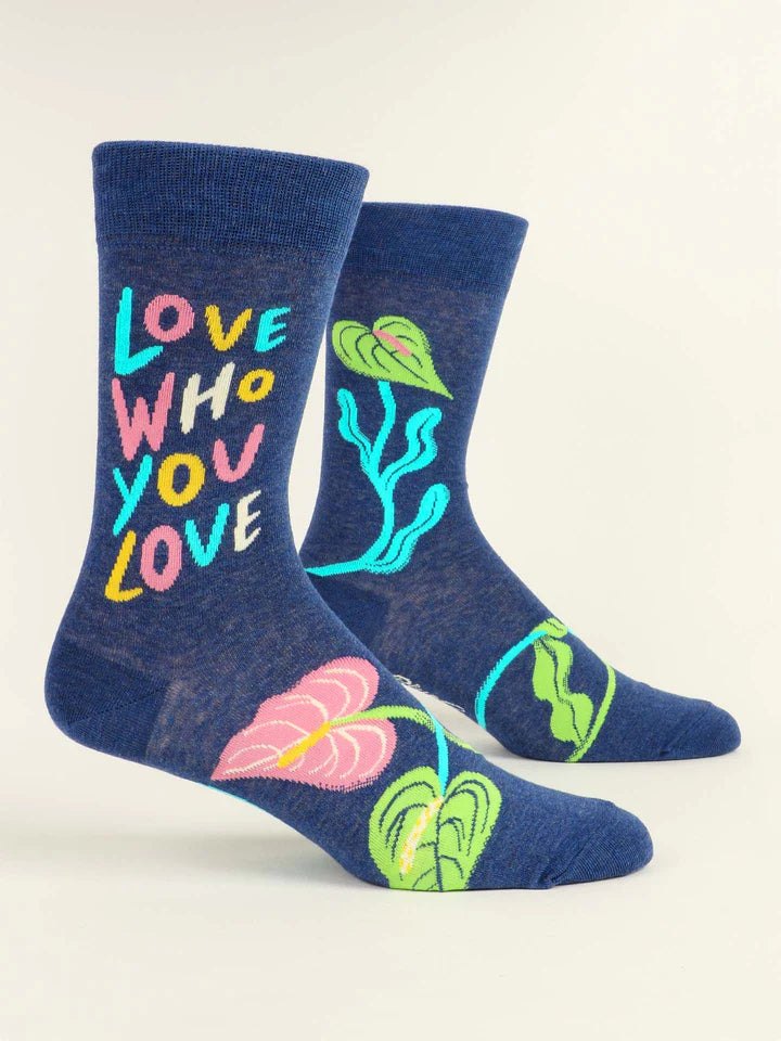 Love Who You Love Mens -Crew Socks