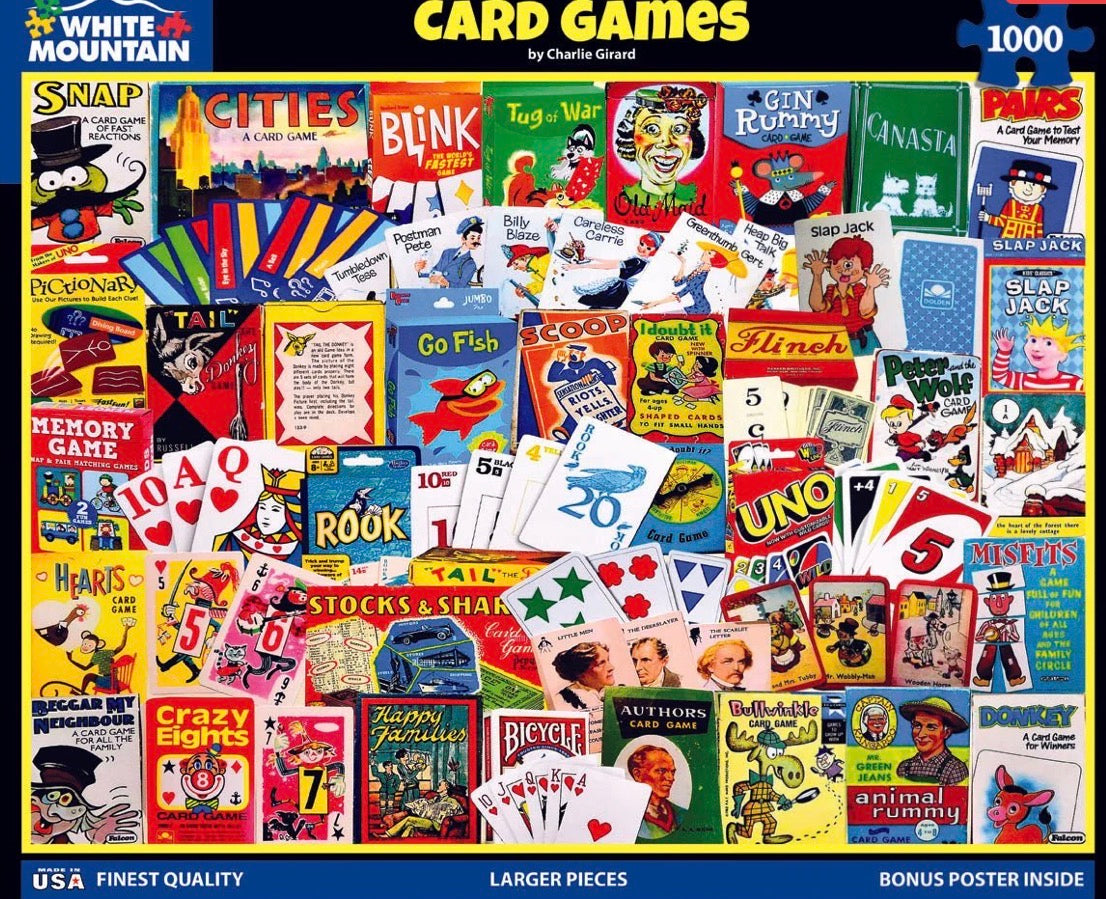 CARD GAMES (2017PZ) - 1000 PIECE JIGSAW PUZZLE