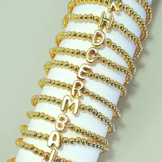 Bubble Letter Bracelet