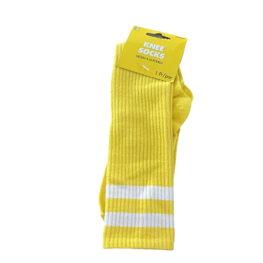 Yellow knee socks