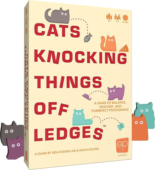 Cats Knocking Things Off Ledges, A Fun Dexterity Stacking