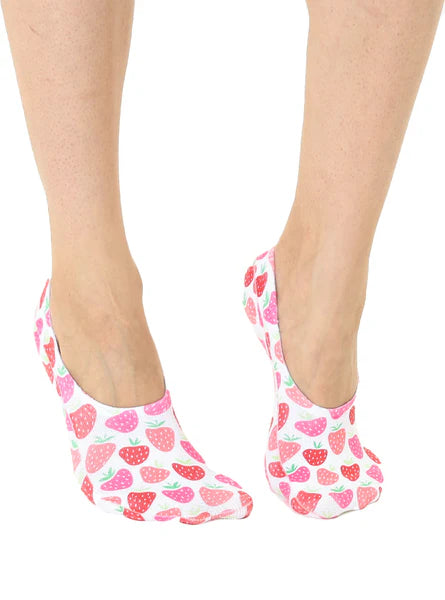 Living Royal Womens Strawberry No Show Socks